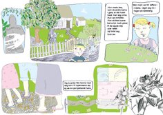 Mannen i den vakre hagen, tegneserie /comic,side 1